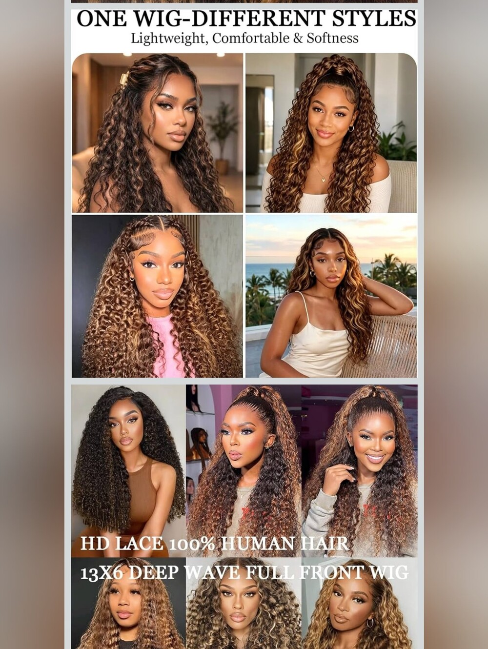 Human hair lace wig